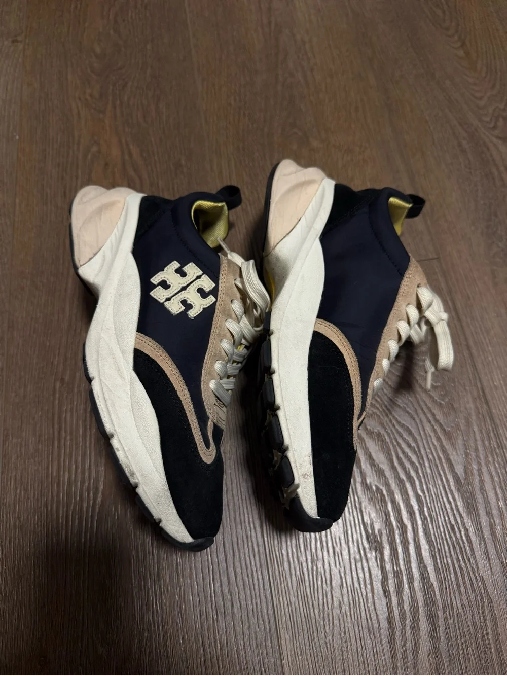 Tory Burch Good Luck Suede Trainer